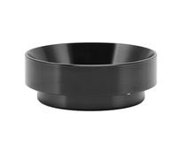 Haofy 51mm Aluminum Alloy Dosing Ring with Magnetic Base for 51mm Portafilter - Barista Tool for Home and Office Coffee Brew Setups (Black)
