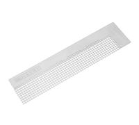 Haofy 5D Ruler Nano Coated Stainless Steel Grid for Clean & Clear Pictures Full/Partial Drawing 1.6x6.3in