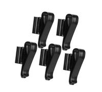 Haofy 5Pcs Aquarium Hose Holder Plastic Water Pipe Clamp for 8-16mm Pipes Easy Water Change Accessory Fits 5/16 to 5/8 Inch Tubing Fish Owners Streamline Maintenance Without Tools (Black)