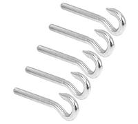 Haofy 5Pcs Screw Hook, Stainless Steel High Hardness Cup Hook, Ideal for Home and Mechanical Equipment (M8)