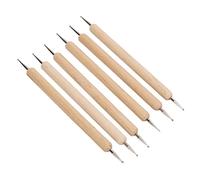 Haofy 6 PC Double Traces of the Set, Solid Engraving Tools for the Production of Leather Sculptures for Craftsman Enthusiasts