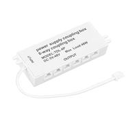 Haofy 6 Way Power Supply Coupling Box, XH2.5 Port 48W 5-48V Plug and Play Power Supply Junction Box for LED Light