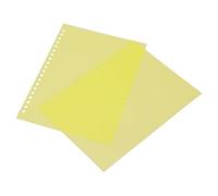 Haofy A5 Sheet Protectors, 20-Hole Design, 50 Pack, Clear PP Plastic Document Sleeves for Bookbinding (#15)