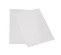 Haofy A5 Sheet Protectors, 20-Hole Design, 50 Pack, Clear PP Plastic Document Sleeves for Bookbinding (#12)