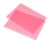Haofy A5 Sheet Protectors, 20-Hole Design, 50 Pack, Clear PP Plastic Document Sleeves for Bookbinding (#13)