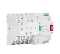 Haofy AC400V 80A Dual Power Automatic Transfer Switch Mystical/Fantasy Retardant 4P Timing Controller for Factories and Shopping Malls PC Material