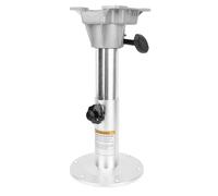 Haofy Adjustable Boat Pedestal Adjustable Seating Base Adjustable Post 330 to 480mm Height Aluminum Alloy with 360 Rotation Knob for Yacht RV Lounges