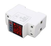 Haofy Adjustable Over Under Voltage Protector Self Resetting Intelligent Protector with Voltage Display, for Home Safety AC220V (40A)