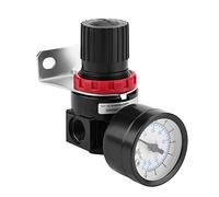 Haofy Air Pressure Regulator, G1/4 Pneumatic Regulator Adjustable Air Pressure Compressor Control Valve Gauge with Bracket