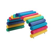 Haofy Animal Chews Toy Wood Ladder Bending Bridge for Hamster Mouse Rats Rodent Living Space