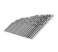 Haofy Anti- 16 Pcs HSS Straight Shank Twist Drill Bits, Ideal for Most Drilling Jobs on Wood, Plastic, Iron, Includes Various Sizes 0.8-1.5mm, Suitable for Electric Drills