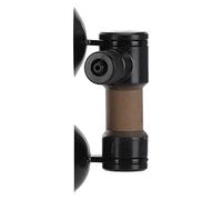 Haofy Aquarium CO2 Atomizer Plastic Ceramic Inline CO2 Refiner Large Size 5.5cm for 40 to 120cm Fish Tanks Fine Bubble Diffusion Easy Tube Setup (Large Size)
