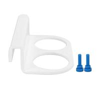 Haofy Aquarium Filter Bag Bracket Acrylic Filter Sock Holder Double Hole 9.6cm White Easy Install Sump Mount Support for Fish Tank Bags