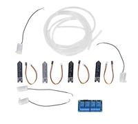 Haofy Auto Irrigation Kit Convenient Plant Watering System 4 Way Relay PVC ABS Blue White Transparent 98 X 22mm For Your Plants When You Are Out