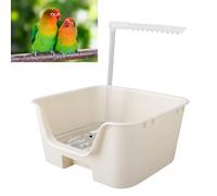 Haofy Automatic Electric Bird Bath USB Shower Pump with Water Pressure Controller for Cockatiel Budgie Conure Lovebird