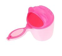 Haofy Baby Shampoo Rinse Cup Silicone Eco-Friendly 8 Oz for Toddlers - Baby Bath Rinser Bear Shape with Ergonomic Handle Controlled for Gentle Hair Washing