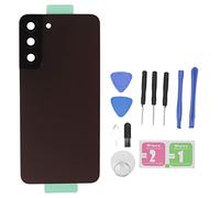 Haofy Back Glass Cover Replacement for S22 Plus S906U S906F - Durable and Cell Phone Parts - Ideal Fix for Cracked or Broken Phones - Includes Complete Toolkit (Red)
