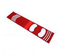 Haofy Baseball Sliding Mat, Footprint Guide for Stance Alignment Shock Absorbing PU Surface Non Slip Training Pad Portable Lightweight Design for Pitchers and Batters Indoor Outdoor (Red)