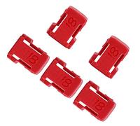 Haofy Battery Mounts Rack, ABS Material, Easy Installation and Firm Hold for M18 18V Batteries, for Workshop and Home Use (Red)