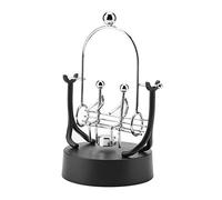 Haofy Battery Powered Perpetual Motion Swinging Kinetic Art Decor, Desk Art Craft Ornament, Modern Decoration for Home Office, Iron & Plastic (D301)