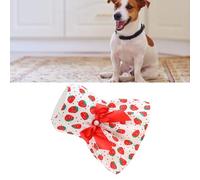 Haofy Beautiful animals: Dog Dress with a Red Strawberry Pattern, Polyester Material in the Style of the Princess Puppy (XL)