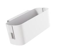 Haofy Bedside Hanging Storage Shelf with Hooks and Easy Install, Space-saving, Widely Applicable for Boys and Girls in Bedroom, Dorm, Study, Bunk Bed, Great for Loft Bed Rail Less Than 3 (White)