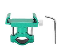 Haofy Bike Phone Mount Heavy Duty Aluminum Alloy for Cycling and Motorcycling 360 Degrees Rotatable Holder for 6-10cm Width Phones (Green)