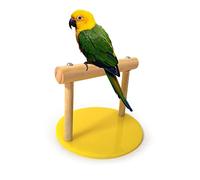 Haofy Bird Stand, Portable Training Perch for Lovebirds, with Wild Design Concept for Play and Talk, for Parakeets, Conures or Cockatiels