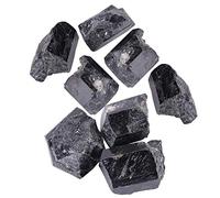 Haofy Black Tourmaline,1 Pcs Healing Crystals Rough Stones Crystal for Tumbling, Fountain Rocks, Decoration, Polishing, Wicca Reiki for DIY Necklace Bracelet Ring