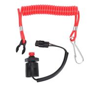 Haofy Boat Engine Stop Switch Lanyard Safety Tether Replacement 37820 93J05 for Outboard 8-300horsepower 4 Stroke Made of ABS Metal Essential Marine Safety Accessory with 7 Keys