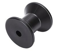 Haofy Boat Trailer Bow Roller 3 Inch Black TPU Bow Roller High Elasticity Anti Impact Wearproof Boat Trailer with 14mm Hole for Hull Protection During Launching Recovery Trailering