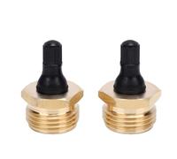 Haofy Brass RV Blow Out Plug, Heavy Duty Winterization Tool with Hose for Schrader Valve Compatible with Air Compressors for RVs Campers Travel Trailers Sprinklers