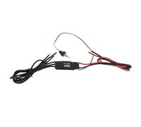 Haofy Brushless ESC 50A, Electronic Components Motor Controller 7V to 24V 50A Continuous 60A Peak, Slow Start for RC Boat Model Underwater Thruster Users