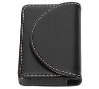 Haofy Business Card Holder Durable Organizer for 15-20 Cards, Fashionable PU Leather Card Case for Traveling Business, Professionals (033#)