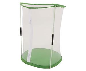 Haofy Cage Transparent Mesh Observation Cage 31.5x31.5x40cm Double Zipper Door Carry Handle for Hobbyists Classrooms Garden Studies