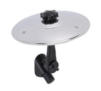 Haofy Car Cymbal Fun Stainless Steel Clip-On Musical Accessory for Sedans SUVs Trucks - Create Rhythmic Driving Experience (Silver)