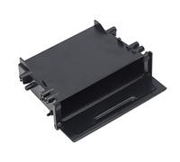 Haofy Car Stereo Storage Box, Single Din Interior Organizer Radio Inner Organizer Replacement for, ABS Black Inner for Universal
