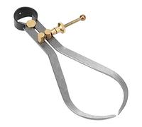 Haofy Carbons Steel Spring Calipers Wear-Resistant Outside Spring Caliper for Leather Making, 9.1in Marking for DIY Enthusiasts (150mm)