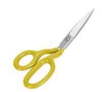 Haofy Carpet Scissors Ergonomic Stainless Steel Duckbill Applique Shears for Carpet Pile, for Household 18 X 7.5cm (Yellow)