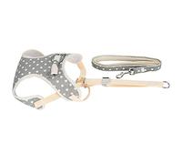 Haofy Cat Vest Adjustable Belt Comfortable Secure Fit for Cats 10-16 Pounds Lightweight Polyester Cotton Material Ideal Daily Walks Outdoor Adventures Home Safety Elegant Design (Large size