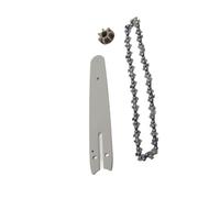 Haofy Chainsaw Chain Set, Steel Sprocket 7.32 Inch Plate 9.06 Inch Chain 1/4 Type Replacement Kit for Mini Electric Chainsaw Handheld Trimming Saw Accessories