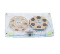 Haofy Classic Role to Roll Empty Cassette Band for That of Music, Ideal for Indie Bands, 46 Minutes of Recording Time (Gold)