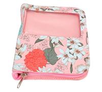 Haofy Compact Crochet Hook Case 13x6.7 Inch Portable Oxford Organizer with Clear Mesh Panels Smooth Zipper - for Knitting Needles and Yarn Organizer for Travel RV Life Daily Use