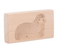 Haofy Cookiecutter Stamp, Reusable Beech Wood Animal Cookie Mold, Easy Demoulding for Kids and Family Baking (Little Lamb)