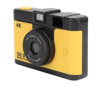 Haofy Digital Camera 1080p 50 MP HD HD Dual Wireless 16x Digital Zoom Anti Shake Compact Camera for Vlogging Gaming MP3 Playing, Suitable for Travel Burse, Spremium Quality (Yellow)