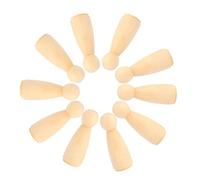Haofy DIY PAINTING Figure Toy Vehicle Dolls 10PCs 75 Mm Woman for Children's Toys, Decorations, Handicrafts