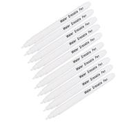 Haofy DIY Water Soluble Erasable Pen Fabric Marker 10pcs Convenient Garment Sweater Shoes Leather Embroidery Marking Tools,Single Head White/Blue/Purple/Rose Red (Single head white)