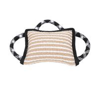 Haofy Dog Bite Pillow Tear Resistant Interactive Play Toy for Adult Dog Training with 3 Handles for Effective Behavioral Habits and Health Development of Large Dogs (Black)