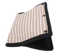 Haofy Dog Bite Pillow Thickened Jute Tug Toy Training Bite Sleeve for Large Dogs with Ergonomic Handle Outdoor Obedience Exercise Equipment (Black)
