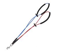 Haofy Dog Grooming Loop, Adjustable Steel Wire Pet Table Restraint Double Noose 55 to 65 Cm for Bath Tub Grooming Arm, Neck and Haunch Holder for Dogs Cats (Large Size)